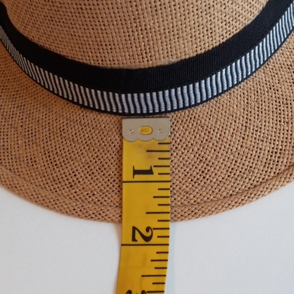 Paper straw Trilby hat - Picture 7 of 8